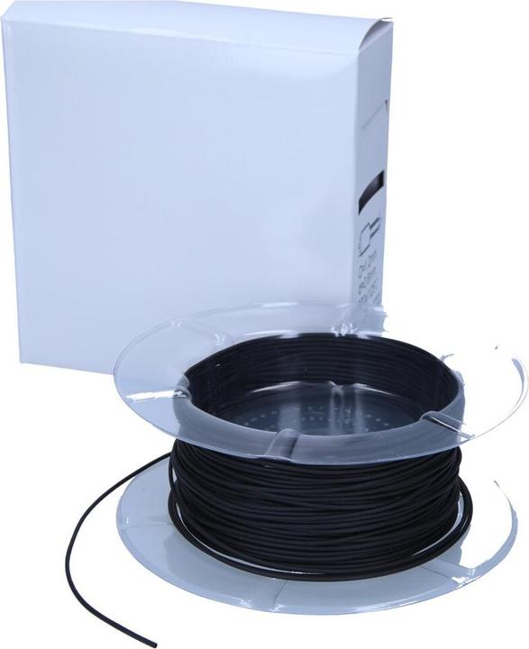 Produktbild Kalitec 20m Schrumpfschlauch schwarz I 2 : 1 I von 1,2mm auf 0,6mm I Wasserdicht nach IP67 I Industriequalit (1 x)