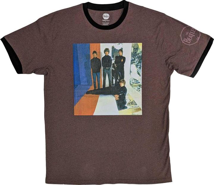 Actual product image The Beatles Unisex Adult Stripe T-Shirt (S)