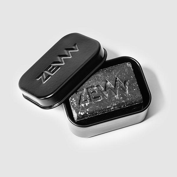 Produktbild ZEW for men Soap Dish BLACK coated Aluminium