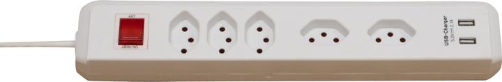 Actual product image Brennenstuhl CleverLine (5 x, USB-A, 2 m)