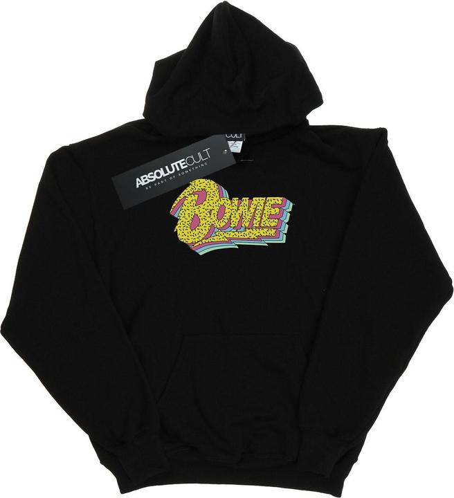 Immagine prodotto David Bowie Moonlight 90s Logo Felpa con Cappuccio Uomo (XL)