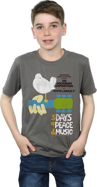 Immagine prodotto Woodstock Festival Poster Maglietta Ragazzi (140, 146)
