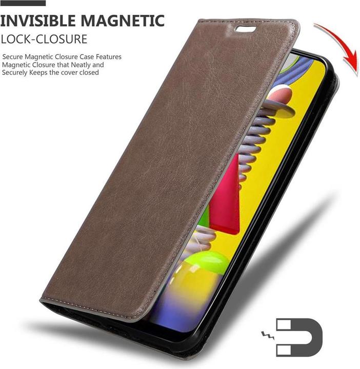 Productafbeelding Cadorabo Boek Onzichtbare Magneethoes (Samsung Galaxy M31)