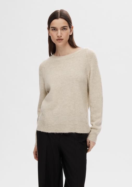 Produktbild Selected Femme Rundhalsausschnitt Woll Pullover (XXL)