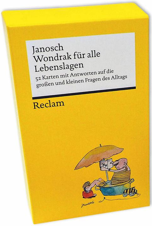 Produktbild Wondrak für alle Lebenslagen Kartenbox (Deutsch, Janosch, 2023)