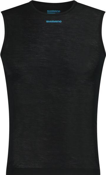 Actual product image Shimano Vertex prima sleeveless base layer BLACK L (L)