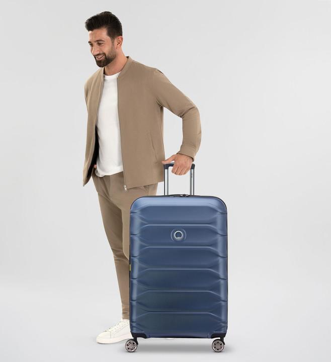Actual product image Delsey Meteor 4-wheel trolley L 78 cm with stretch fold (112 l, XL (from 140l))