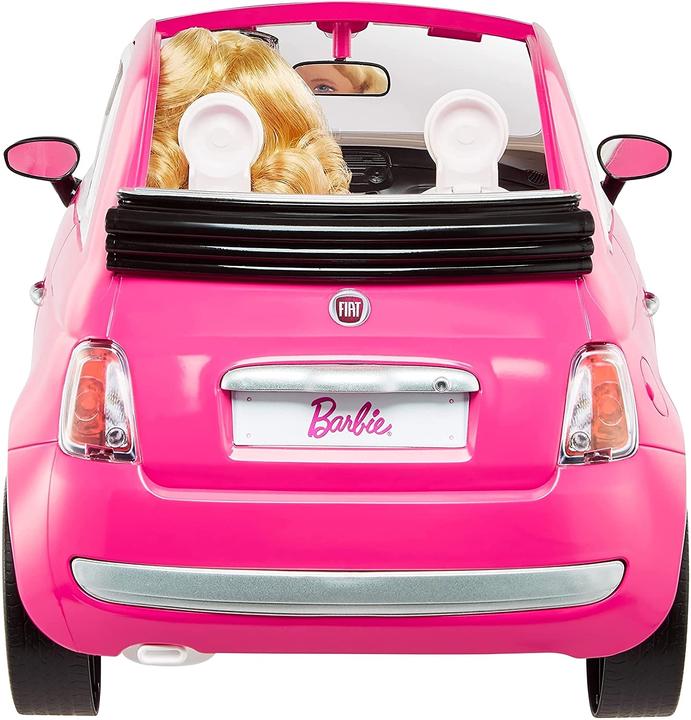 Image du produit Barbie Poupée et véhicule Fiat 500