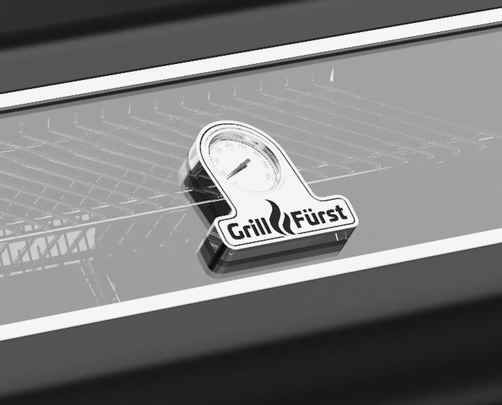 Produktbild Grillfürst G520G 5-Brenner Gasgrill mit Hochtemperaturbrenner, Heckbrenner und Gusseisen Rosten (15 kW)
