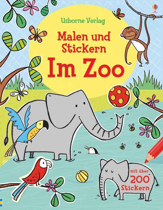 Produktbild Malen und Stickern: Im Zoo