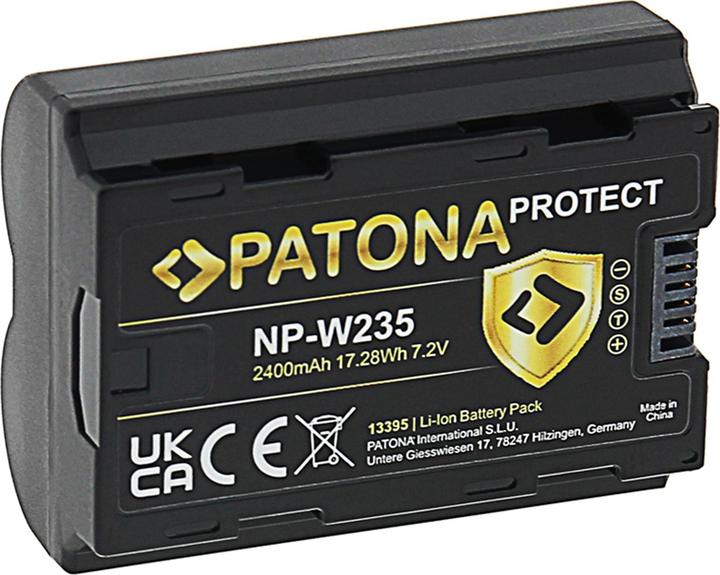 Actual product image Patona Protect battery Fuji NP-W235 (Rechargeable battery)