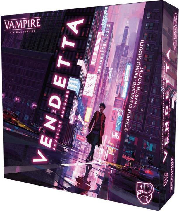Produktbild Horrible Guild HR021 - Vampire: Vendetta - Kartenspiel, für 3-6 Spieler, ab 14 Jahren (DE-Ausgabe) (Deutsch)