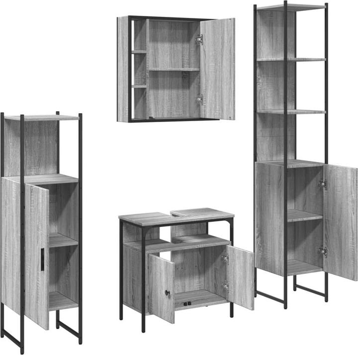 Produktbild VidaXL 4-tlg. Badmöbel-Set