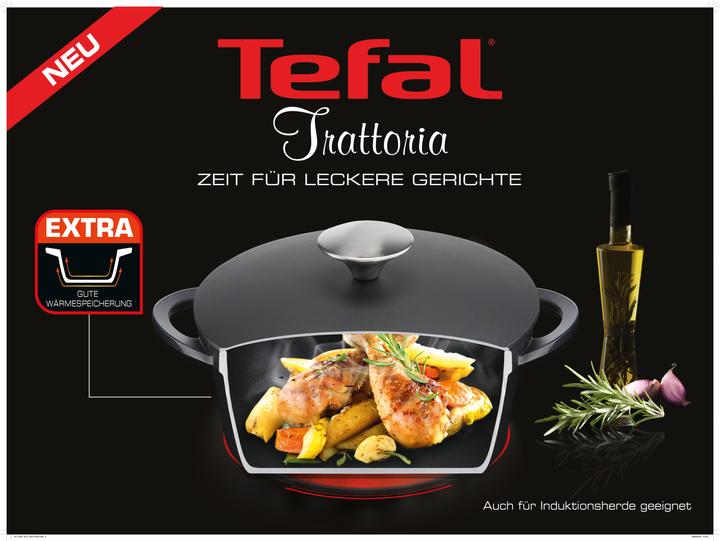 Actual product image Tefal Trattoria 20 cm (20 cm, Pot, Cast aluminium)