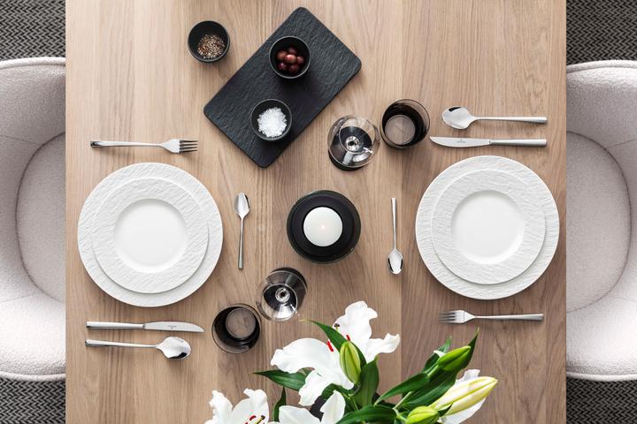 Actual product image Villeroy & Boch Speiseteller Manufacture Rock blanc (1 x, 27 cm)