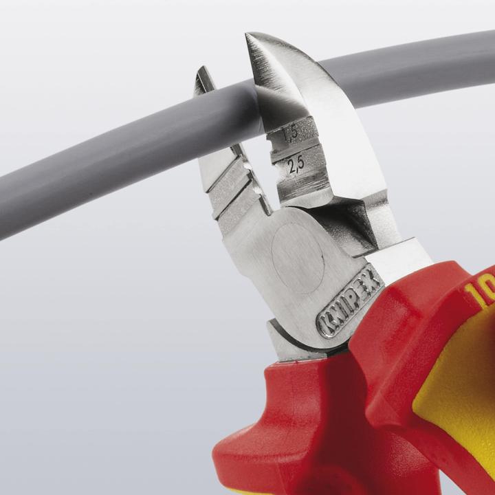Image du produit Knipex Pince à dénuder coupante de côté (160 mm)