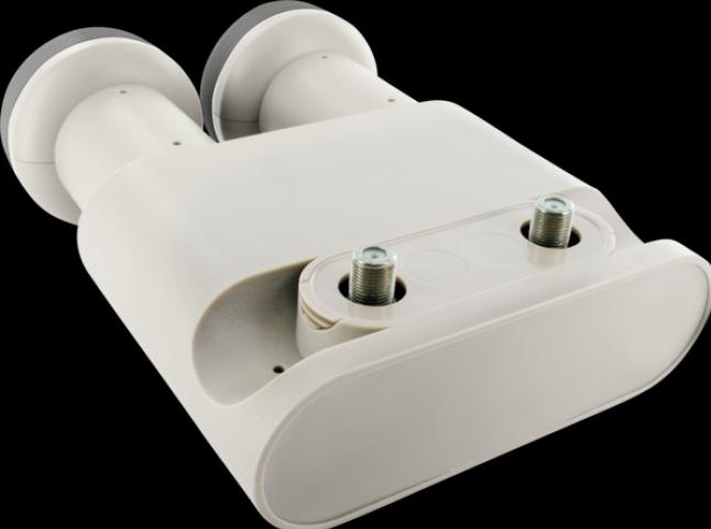 Actual product image Schwaiger Digital Monoblock Twin LNB (Twin LNB, 40mm)