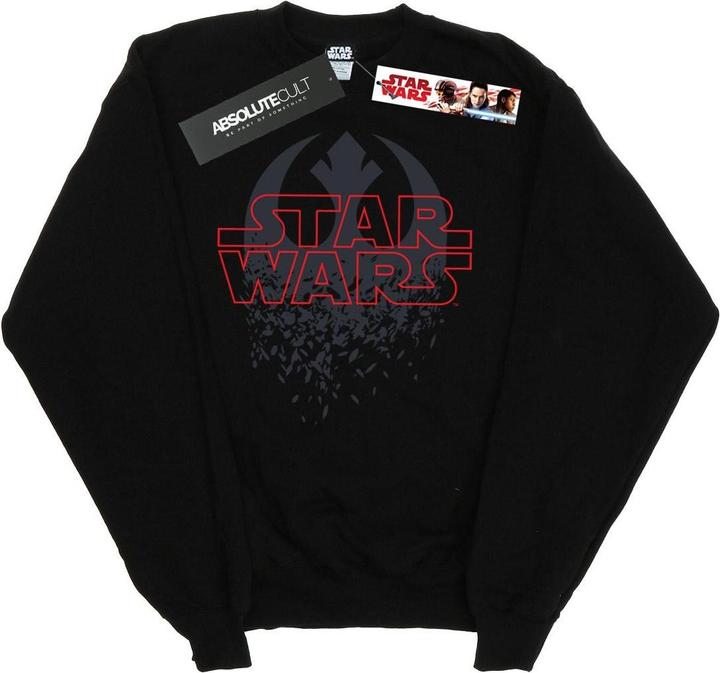 Actual product image Star Wars Womens/Ladies The Last Jedi Shattered Emblem Sweatshirt (M)
