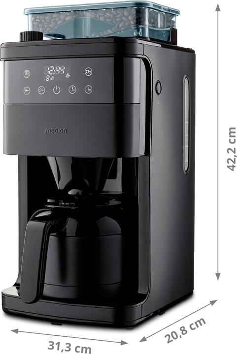 Actual product image Medion MD 19911 Coffee machine with grinder black