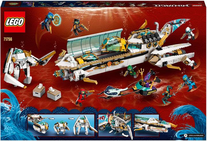 Actual product image LEGO Ninjago 71756 Hydro Bounty (71756, LEGO Ninjago)