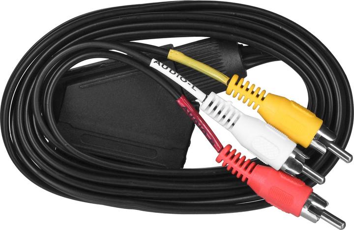 Produktbild Savio CL-133 SCART-Kabel SCART (21-pin) 3 x RCA Mehrfarben (2 m)