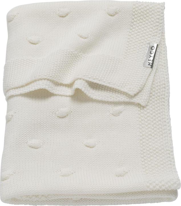 Produktbild Meyco Babydecke gross Knots - offwhite - 100x150cm