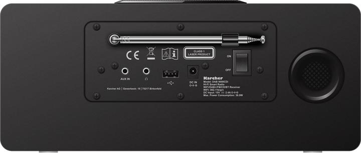 Actual product image Karcher DAB 9000CDI (Web radio, DAB+, Bluetooth, Wi-Fi)