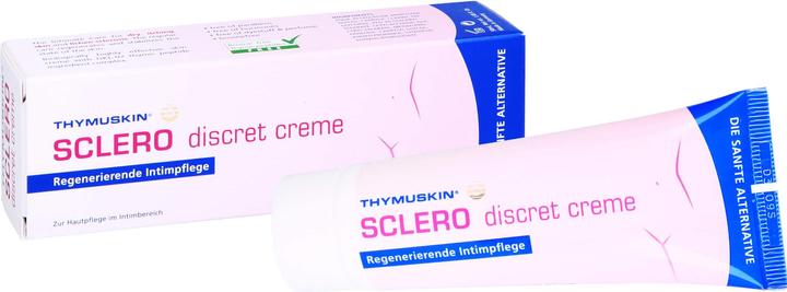 Actual product image Thymuskin Sclero Discret Cream (50 ml, Intimate spray, Intimate washing lotion, Intimate gel, Intimate shave, Intimate cream)