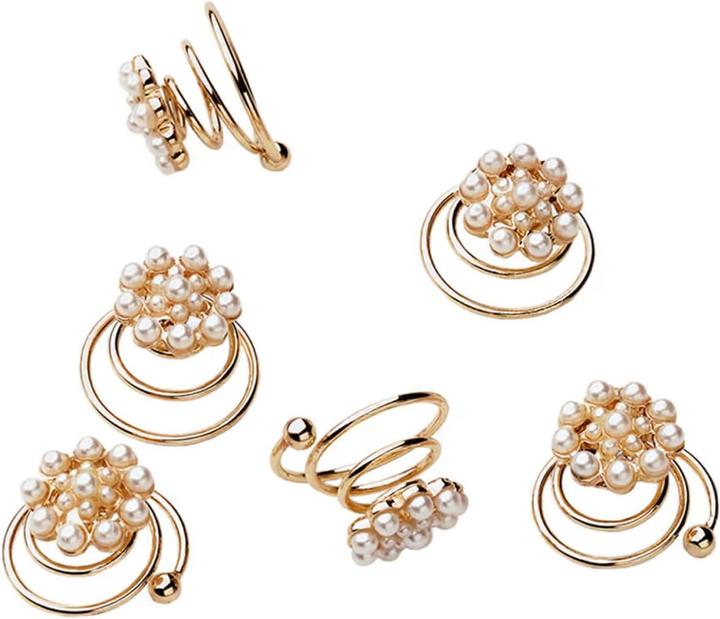 Trisa Celebride Curlies Mit Feinen Perlen Gold