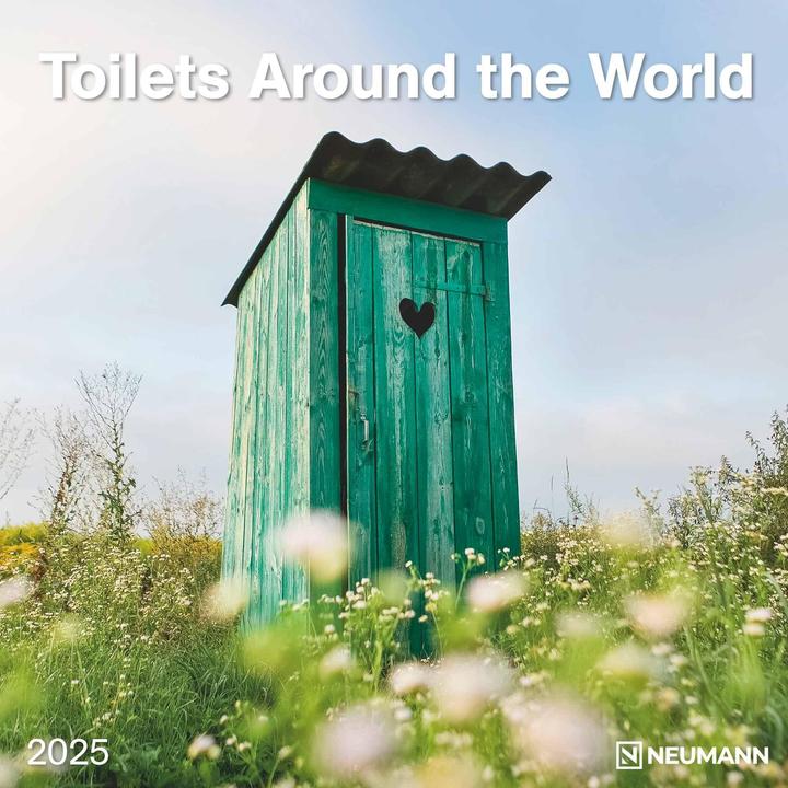 Actual product image Neumann N NEUMANNVERLAGE - Toilets Around the World 2025 Brochure Calendar, 30x30cm, Wall Calendar with (30 x 30 cm, Hardcover, German)