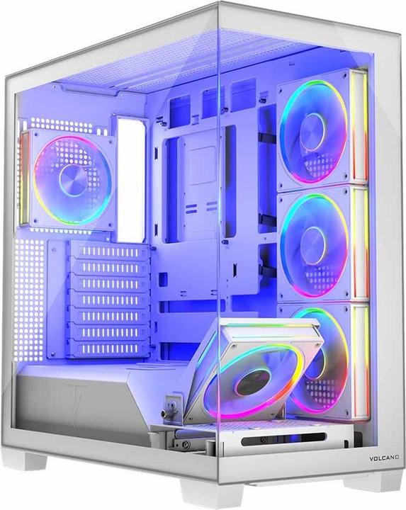 Image du produit Modecom Computergehäuse VOLCANO STELLAR ARGB MIDI 5F (ATX, mATX, Mini-ITX)