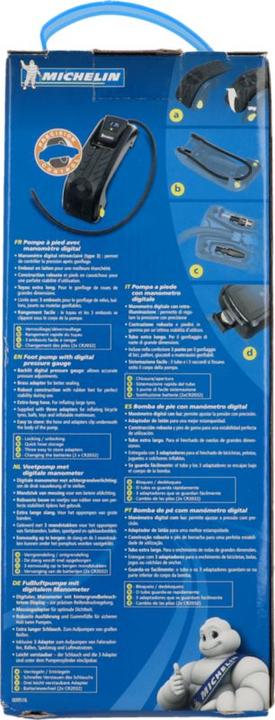 Produktbild Michelin Fussluftpumpe 1 Zylinder Digital (7 Bar)
