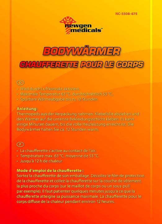 Produktbild Newgen medicals Bodywärmer (Wärmepad)