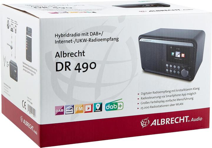 Produktbild Albrecht DR 490 (Internetradio, DAB+, WLAN)