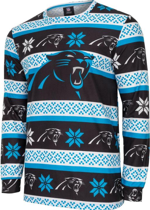 Produktbild Foco NFL Winter XMAS Pyjama Schlafanzug Carolina Panthers - L (L)
