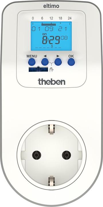 Actual product image Theben Digital socket timer theben-eltimo 020 (CEE 7/3)