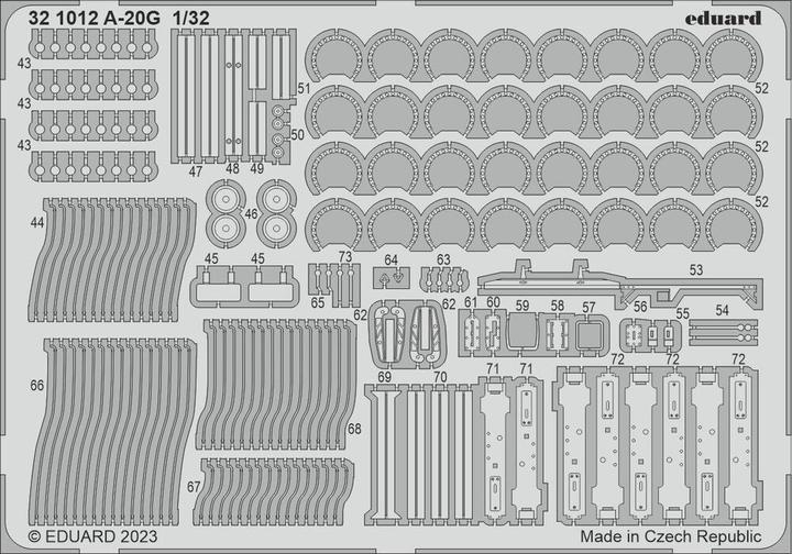 Actual product image Eduard A-20G 1/32 HKM
