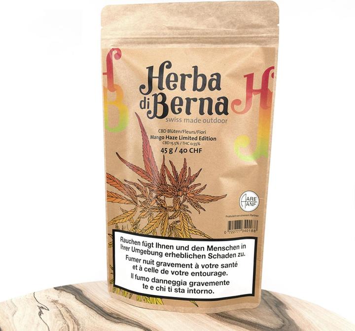 Actual product image Herba di Berna Mango Haze (45 g, Outdoor)