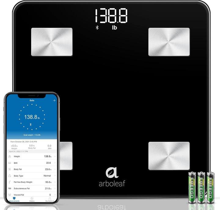 Produktbild Arboleaf Digitale Körperfettwaage (180 kg)