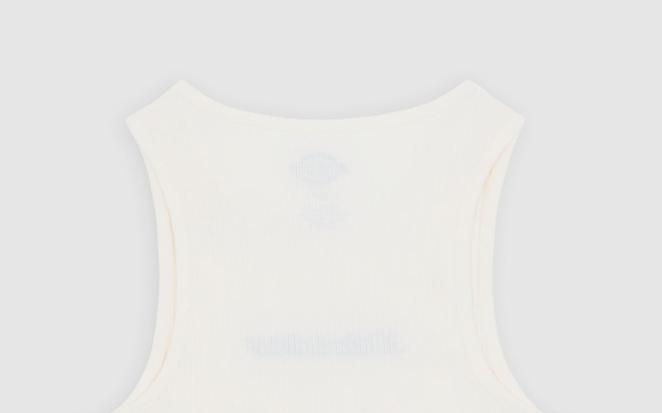 Actual product image Dickies Rib Top W Egret (S)
