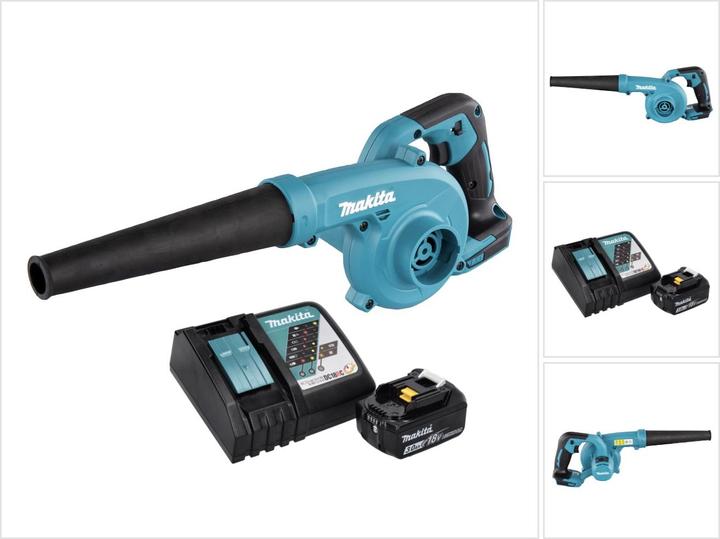 Makita DUB 185 RF1 Akku Laubbläser Gebläse 18 V + 1x Akku 3,0 Ah + Ladegerät (Akkubetrieb, Laubbläser)
