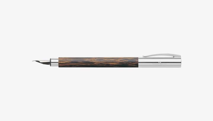 Actual product image Faber-Castell Fountain pen AMBITION brown (Brown, 1 x)