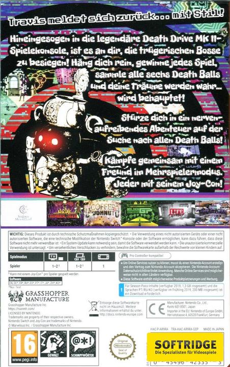 Immagine prodotto Nintendo Travis colpisce ancora: No More Heroes (Switch, DE)