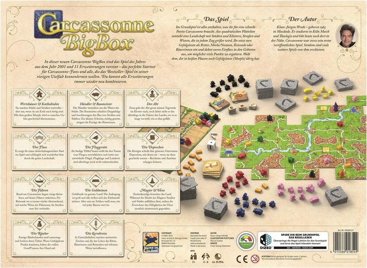Produktbild Hans im Glück Carcassonne Big Box (Deutsch)