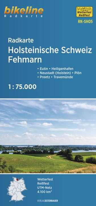 Image du produit Carte cycliste Holsteinische Schweiz Fehmarn