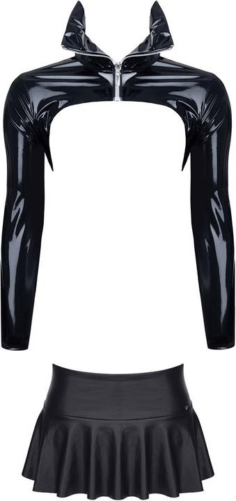 Produktbild Regnes Fetish Planet Herren Jacke und Minirock-Set (L)