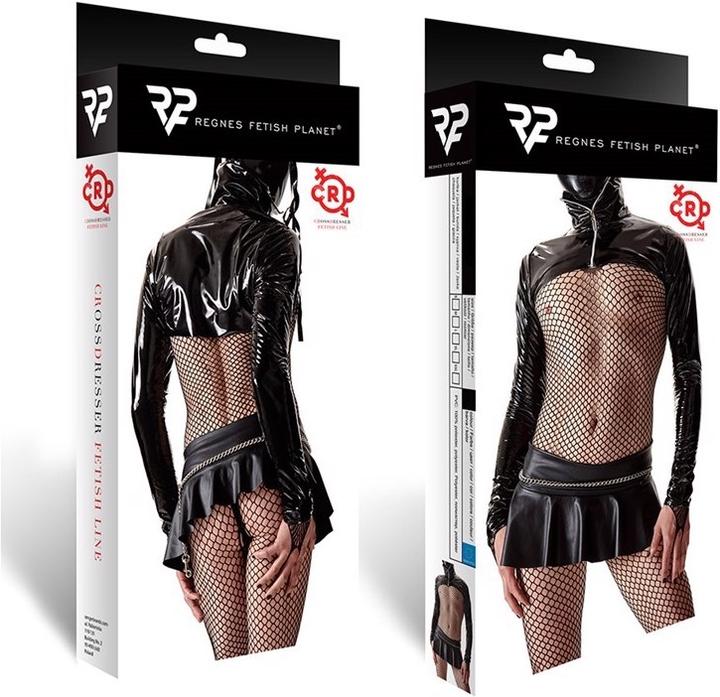 Produktbild Regnes Fetish Planet Herren Jacke und Minirock-Set (L)