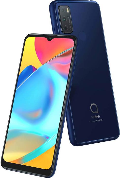 Immagine prodotto Alcatel Telefono SIM 3L (2021) (64 GB, Blu, 6.52", Doppia SIM Ibrida, 48 Mpx, 4G)