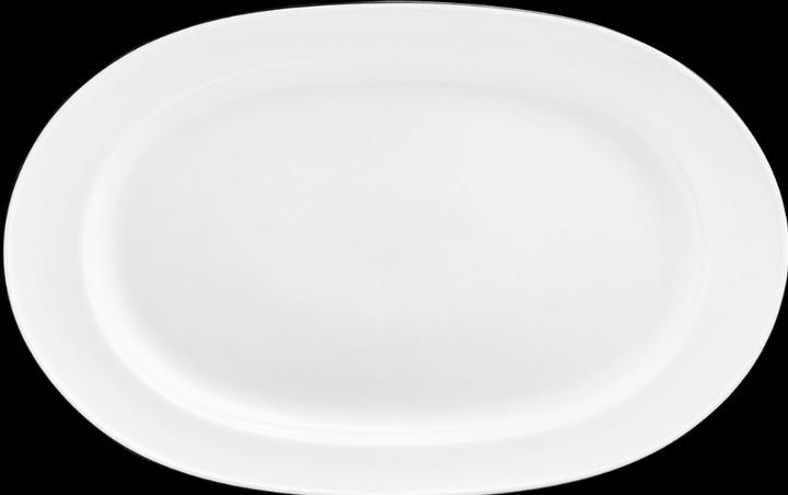 Produktbild Fürstenberg Wagenfeld Platte oval Schwarze Linie