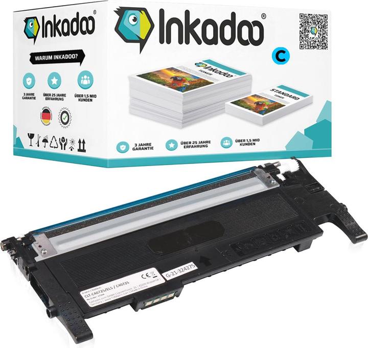 Immagine prodotto Inkadoo Toner compatibile per Samsung CLT-P4072C/ELS / P4072C CLX-3180 3185 FW 3185 CLP-325 (C)